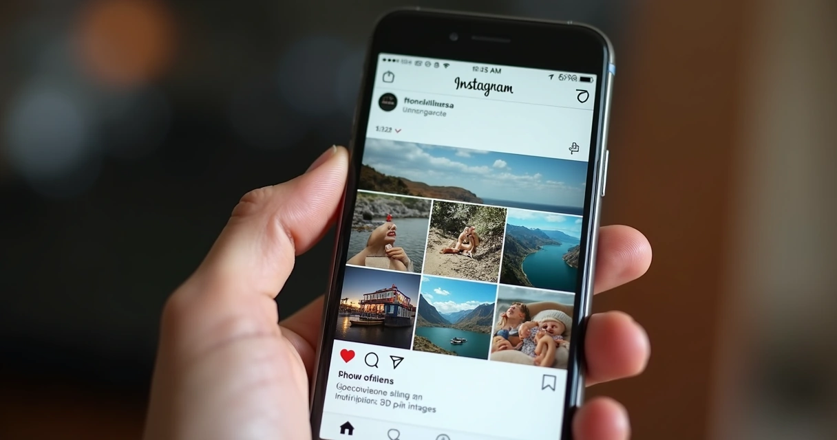 Carrossel com imagens adaptadas no Instagram feed 