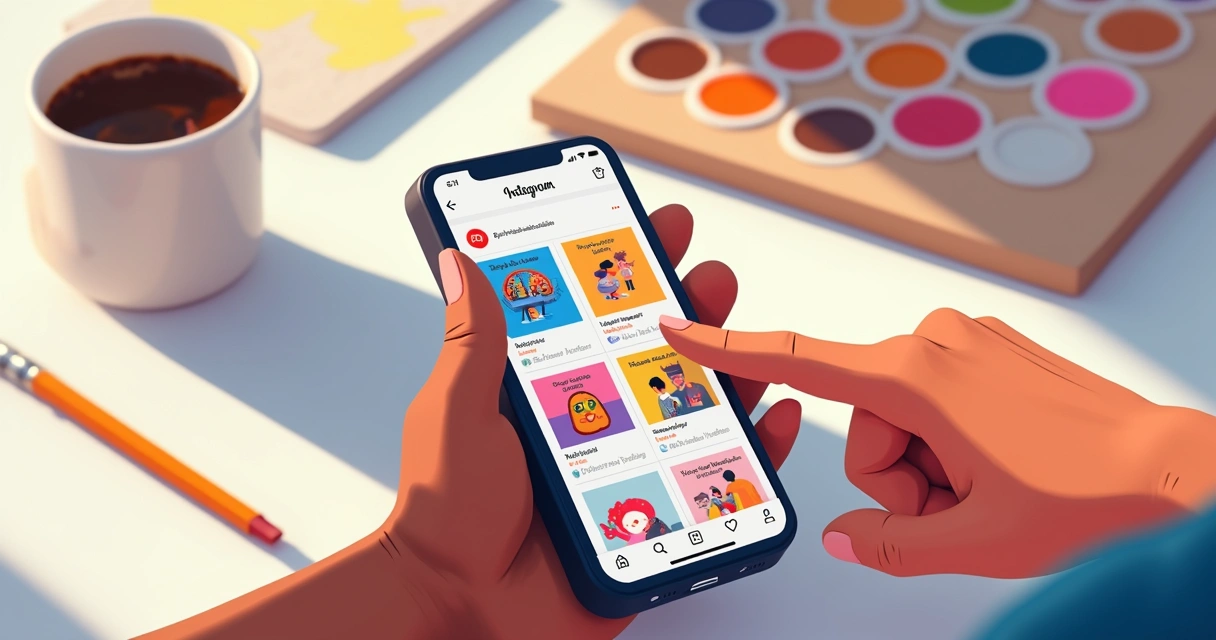 Carrossel de Instagram criativo com design atrativo