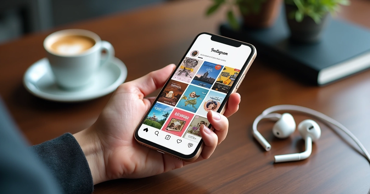 Carrossel de Instagram exibindo resultados de marketing 