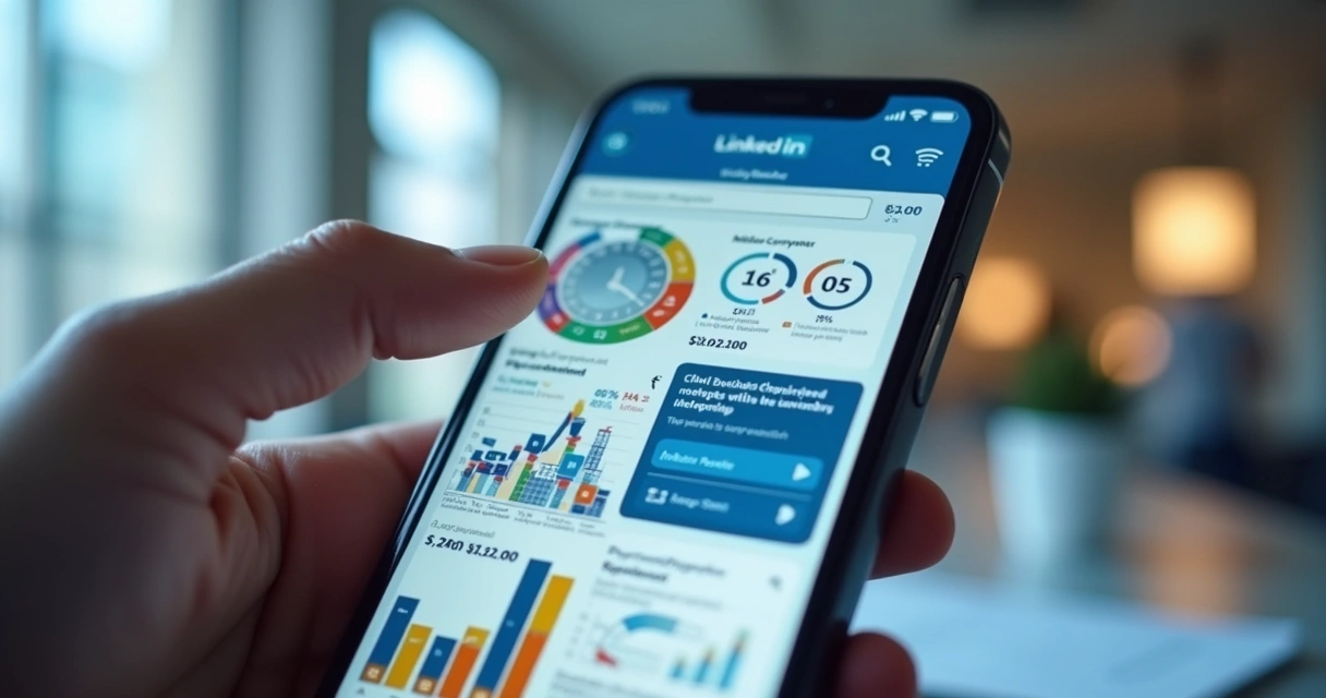 Carrossel de slides de negócios no LinkedIn 