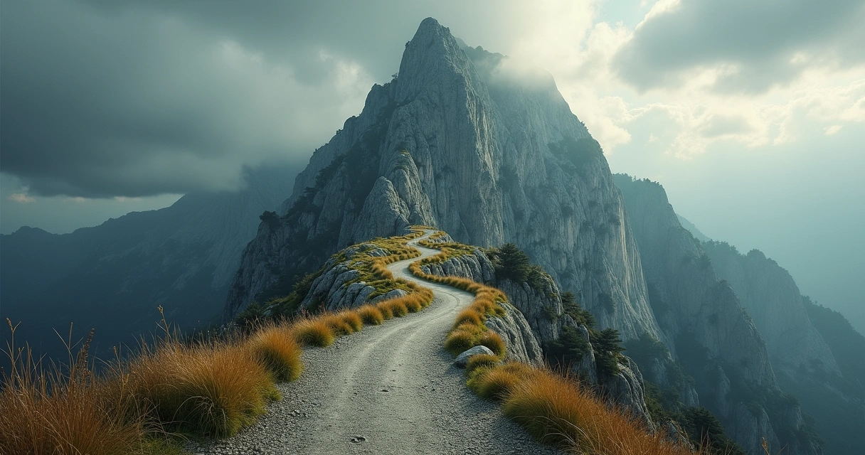 Carta de montanha do baralho cigano 