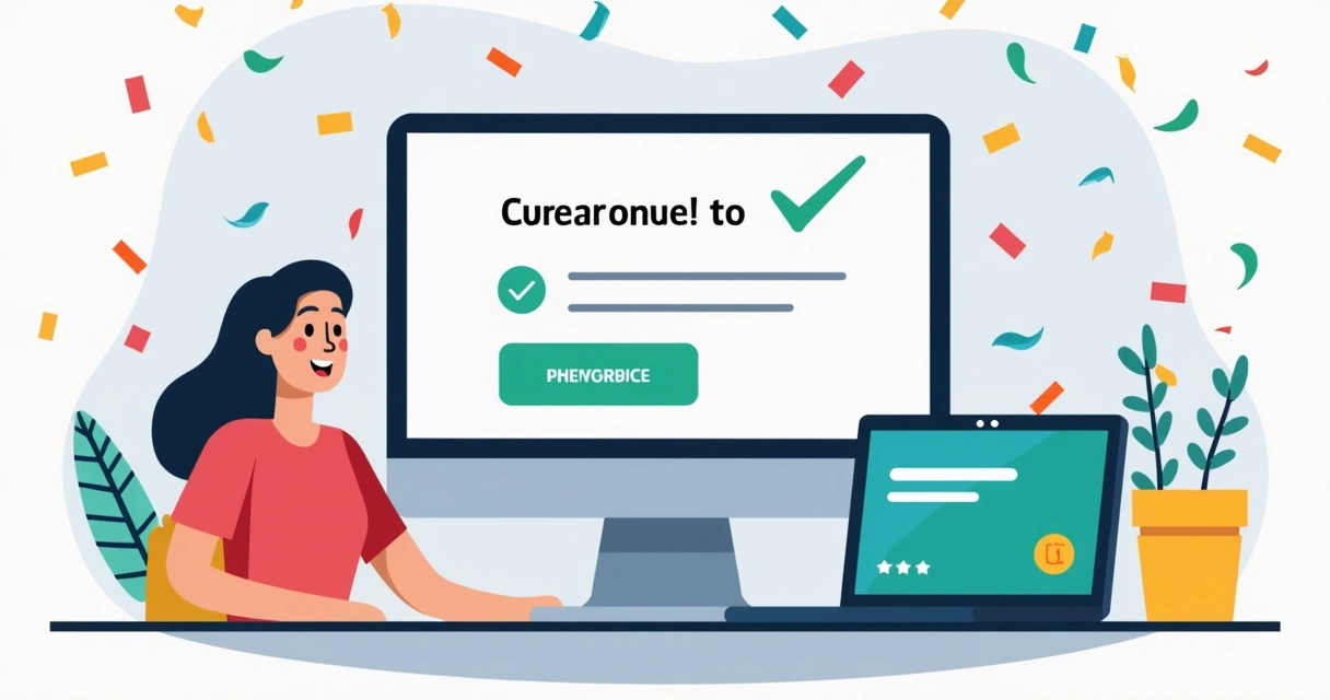 Confirmação de pagamento aprovado no cartão 