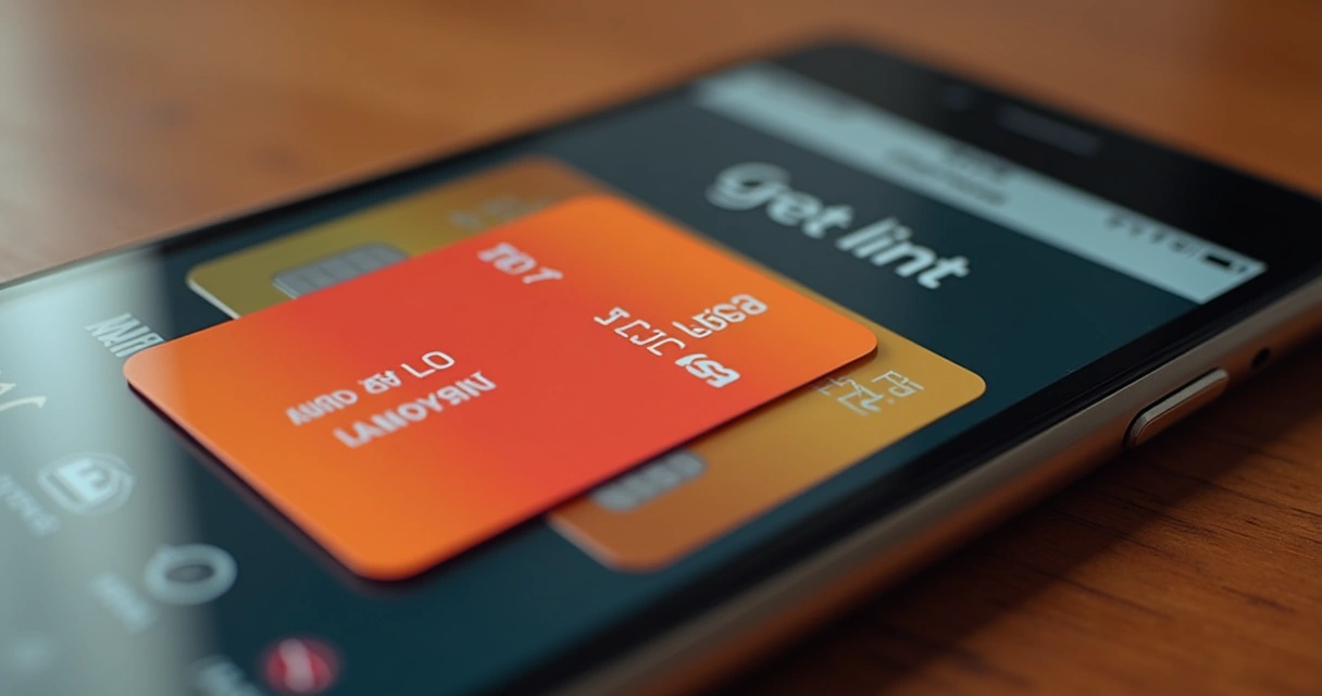 Alerta de limite alto em tela de celular com cartão ao fundo 
