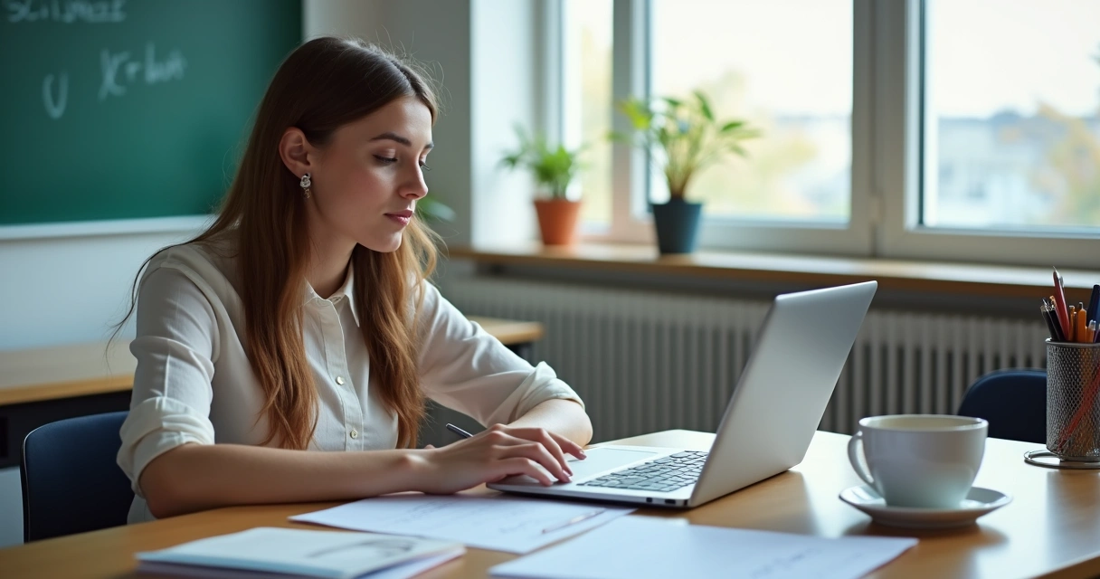 Tela de computador exibindo cartão resposta digital escolar 