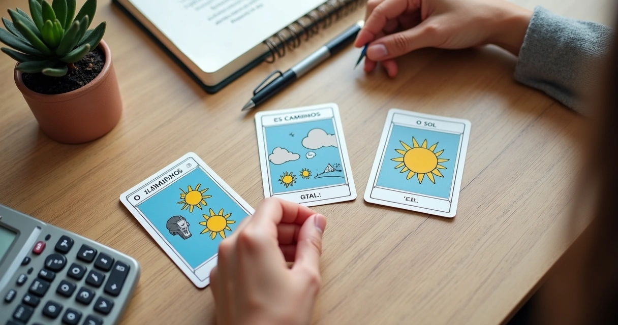 Cartas do Baralho Cigano mostrando novas oportunidades profissionais 