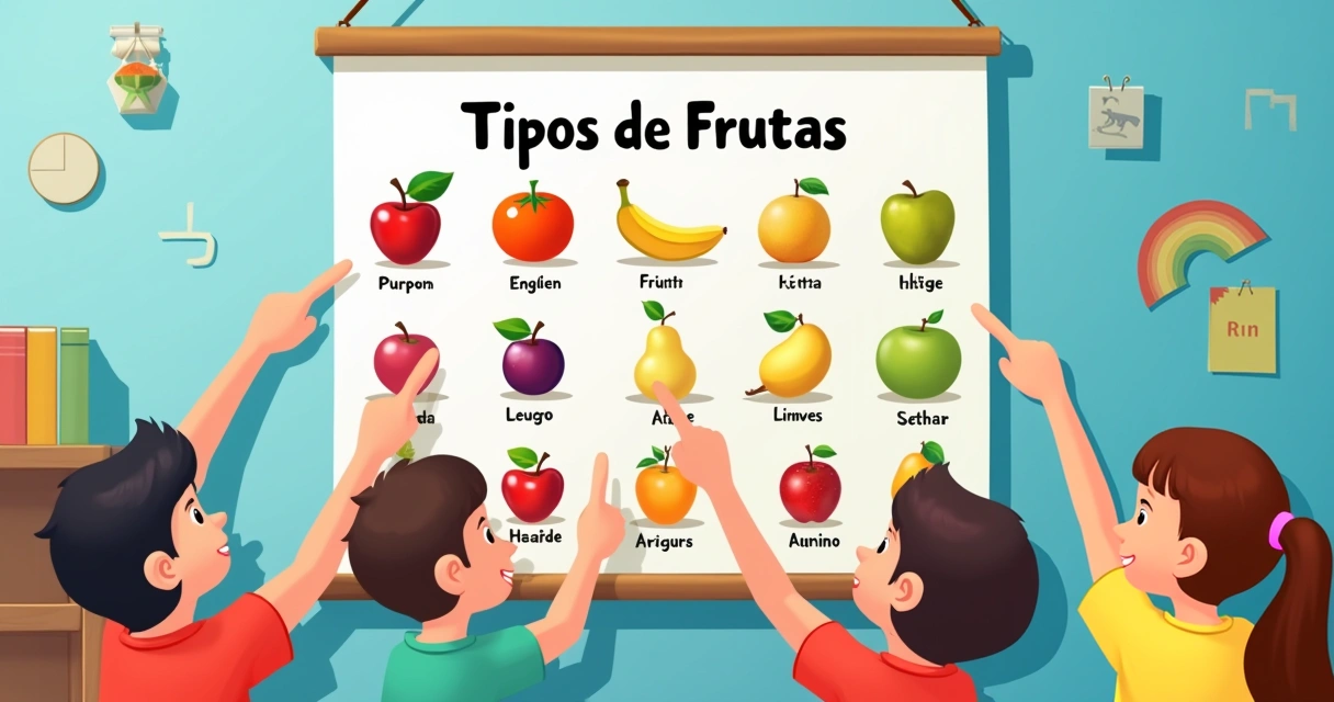 Cartaz didático gerado por IA para sala de aula 