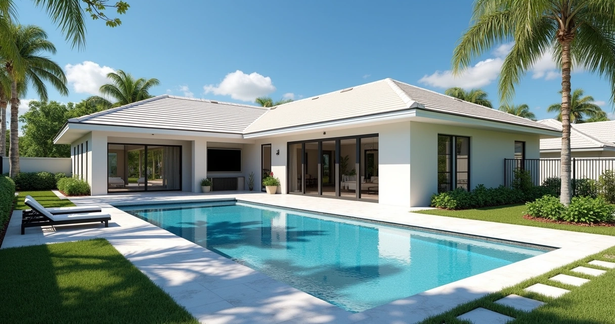 Casa espaçosa com piscina em condomínio fechado 