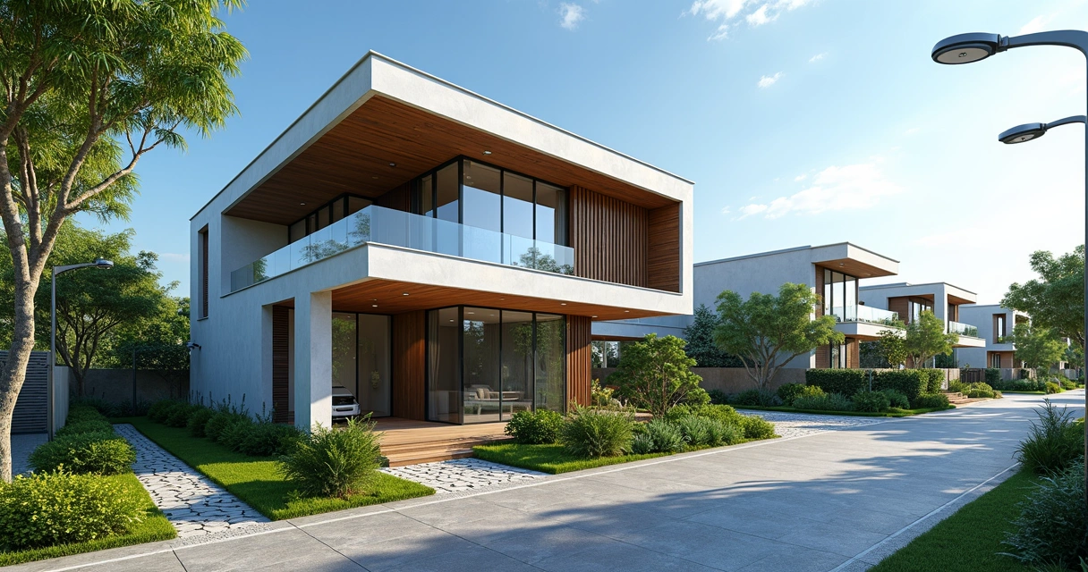 Casa moderna com arquitetura contemporânea em condomínio fechado no Swiss Park, Campinas, com jardim e fachada em vidro e madeira 