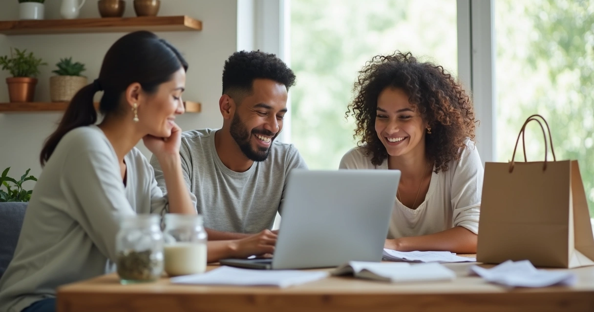 Dois casais com comportamentos financeiros diferentes 