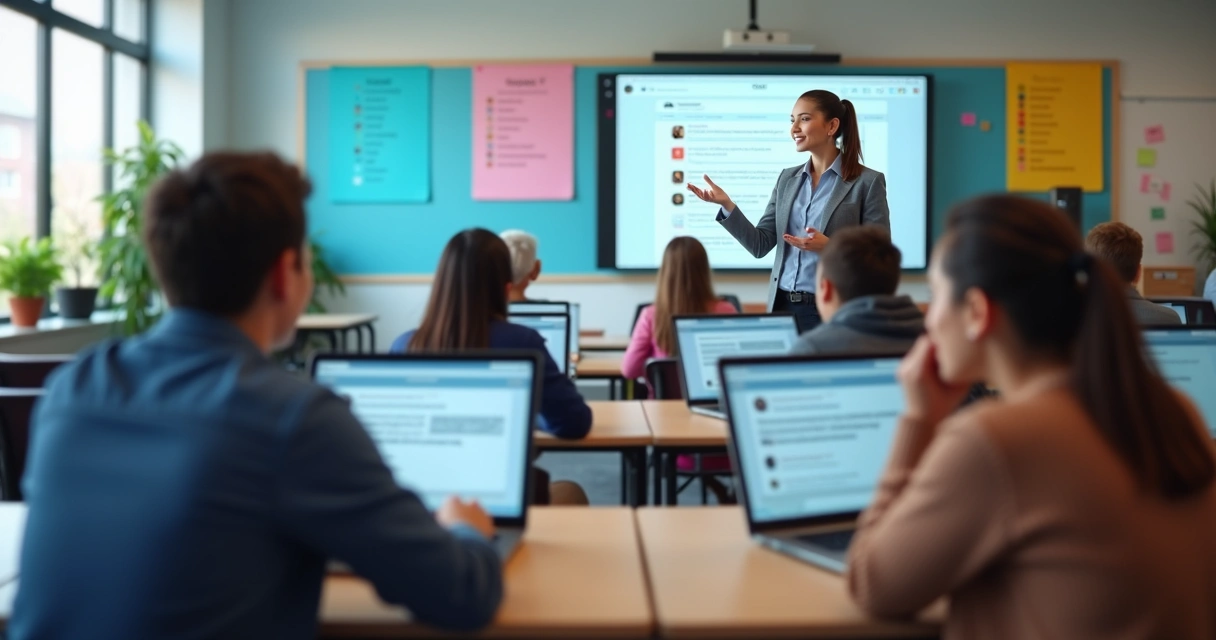Chat de IA ajudando estudantes em plataforma digital 