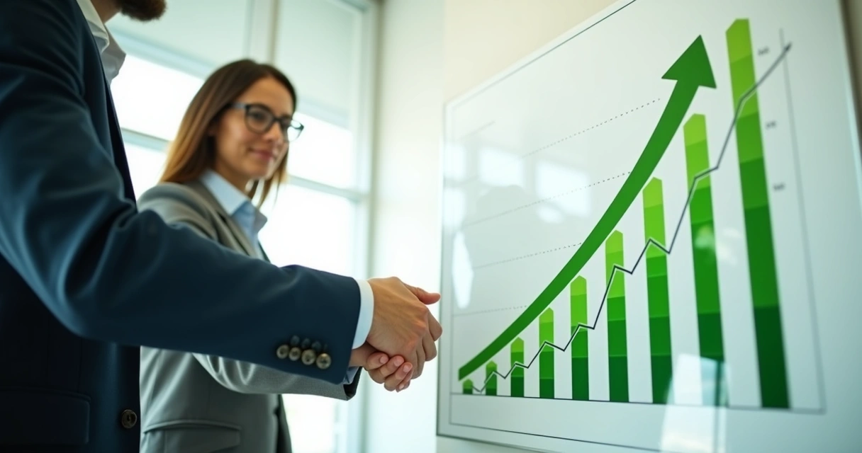 Representação gráfica de crescimento após segmentação CNAE 