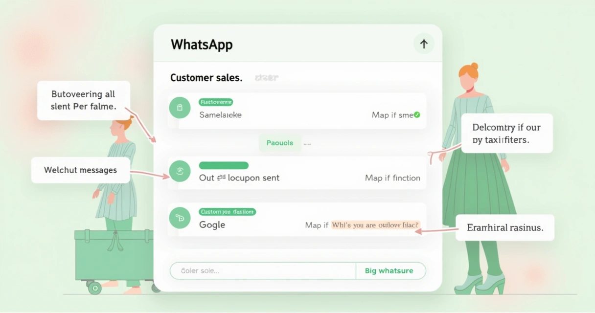 Exemplo de automação em loja virtual no WhatsApp, com cliente recebendo mensagens automáticas 