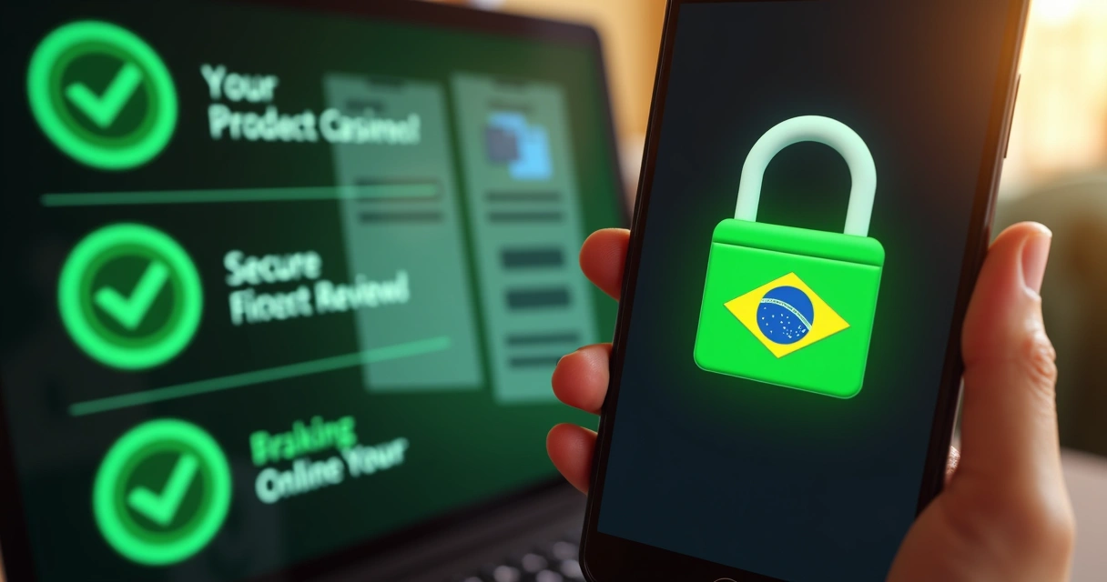 Cassino online brasileiro regulamentado mostrando segurança para o usuário 