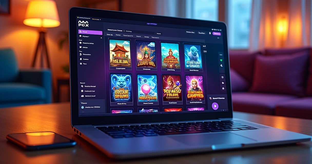 Tela de cassino online exibindo jogos de caça-níqueis da PG Soft com gráficos modernos e coloridos em alta definição 