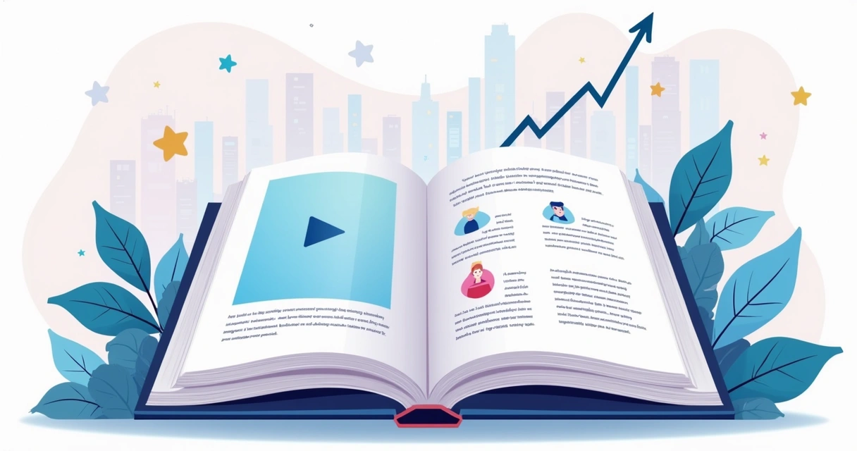 Página de catálogo digital mostrando história da marca e depoimentos 