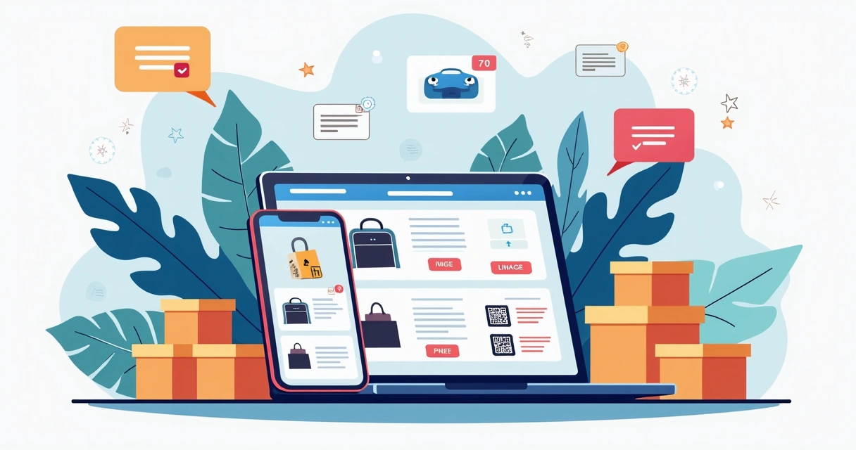 Tela de catálogo digital de produtos para venda atacadista 