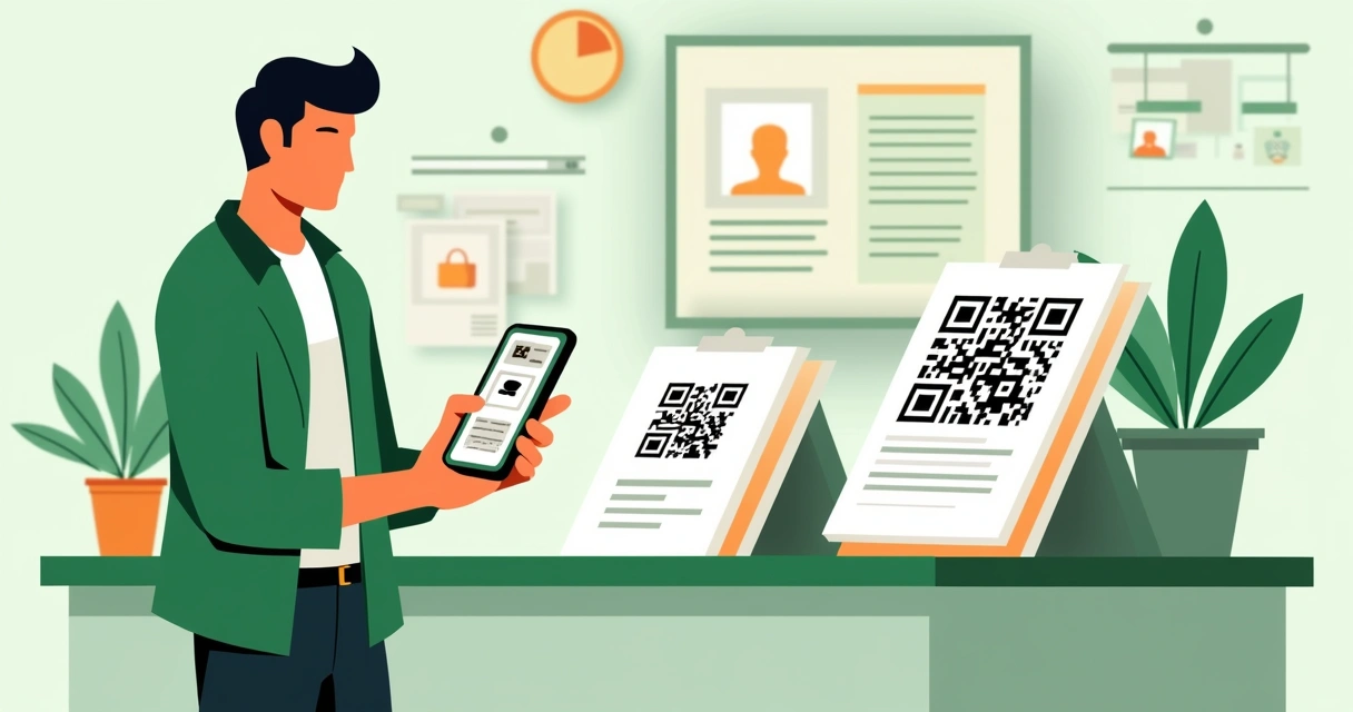 Catálogo digital com QR code para loja virtual impresso e no celular 
