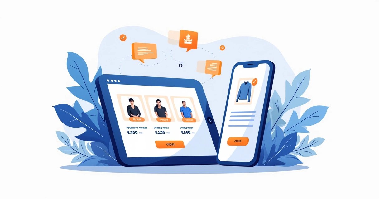 Catálogo digital B2B com pedidos integrados