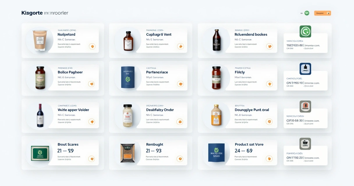 Página de catálogo digital com categorias organizadas e produtos do atacado 