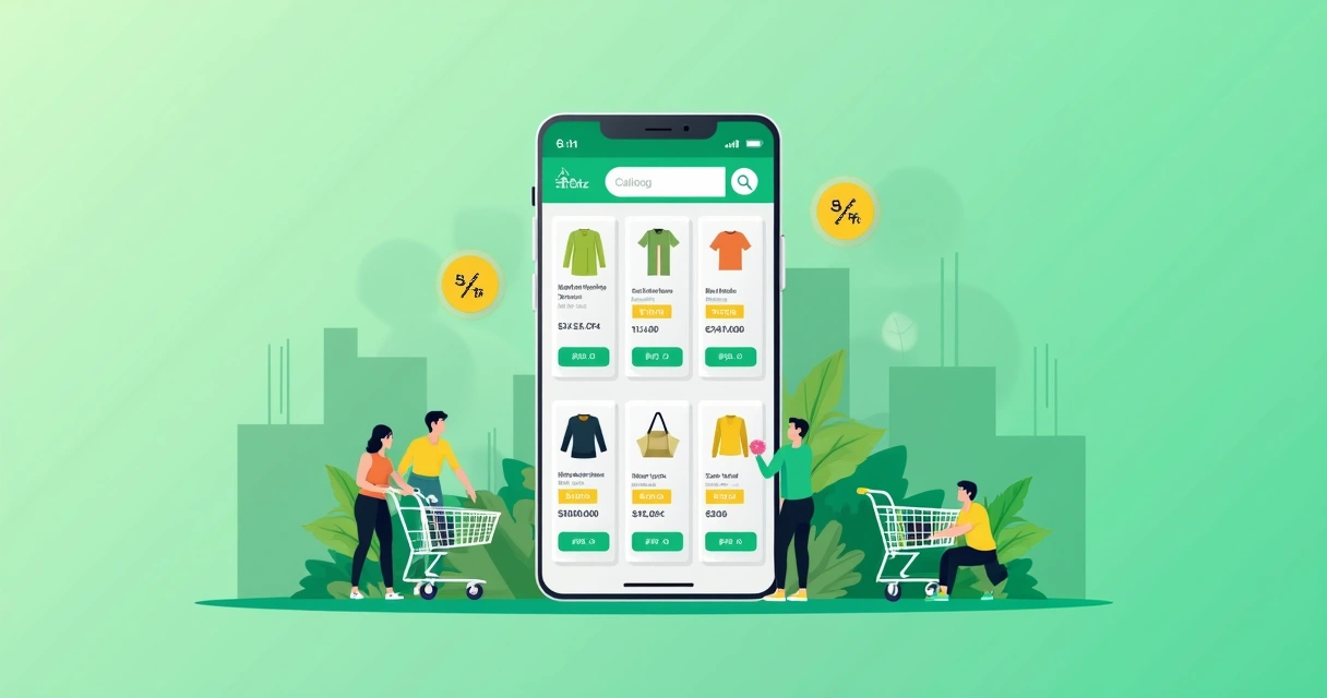 Catálogo de produtos visualizado dentro do WhatsApp