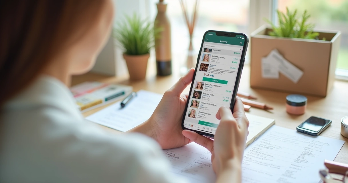 Catálogo digital de cosméticos com pedidos no WhatsApp 