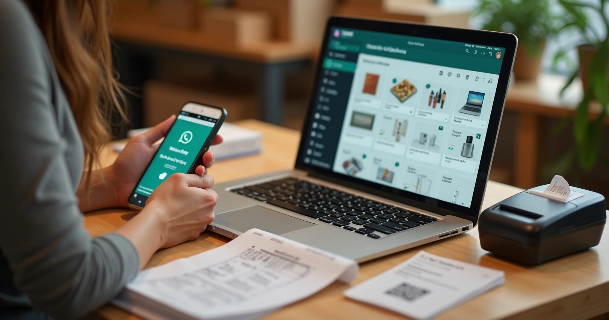 Catálogo digital com pedido enviado pelo WhatsApp