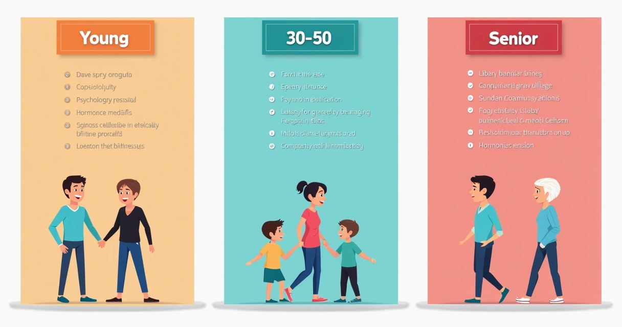 Infográfico destacando causas de disfunção erétil em diferentes faixas etárias 