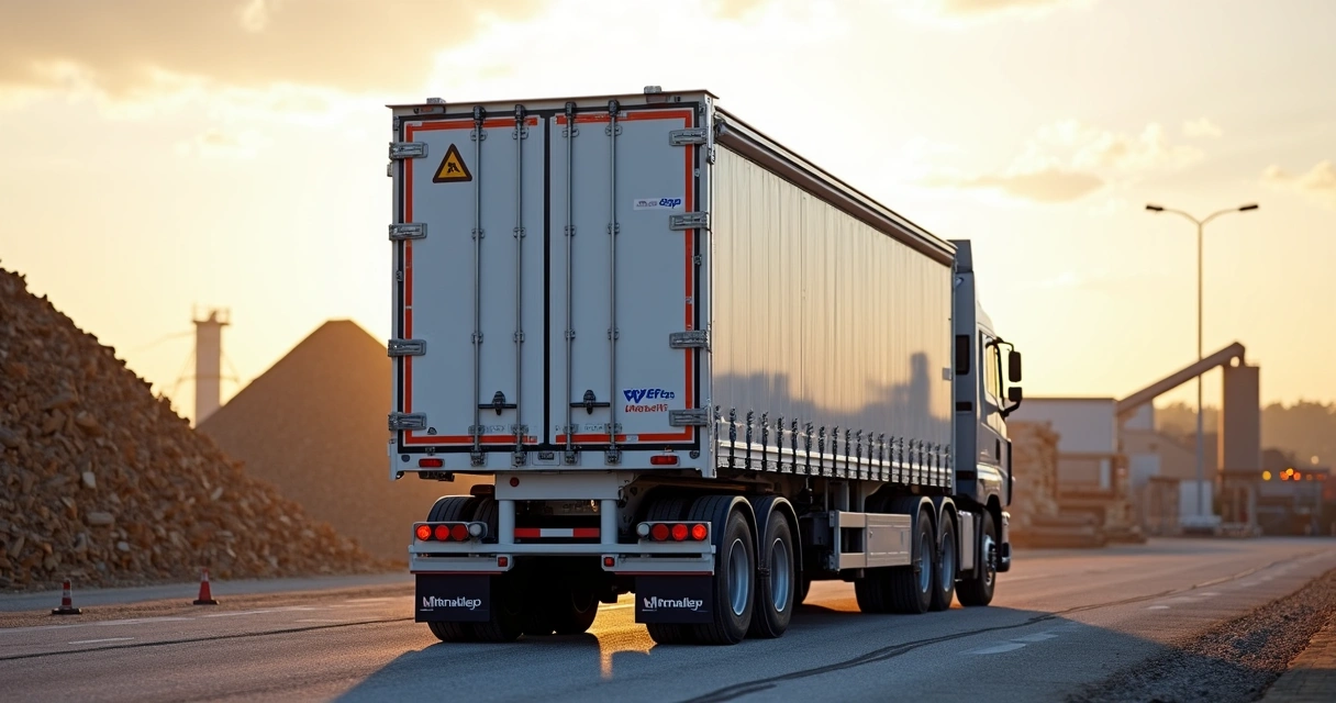 Cavaqueira Metalesp piso móvel 122 m³ em terminal florestal carregando cavacos de madeira 