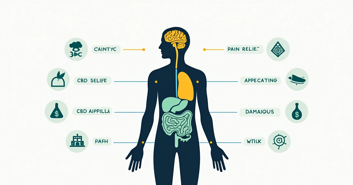 Receptores endocanabinoides e interação de CBD e THC 
