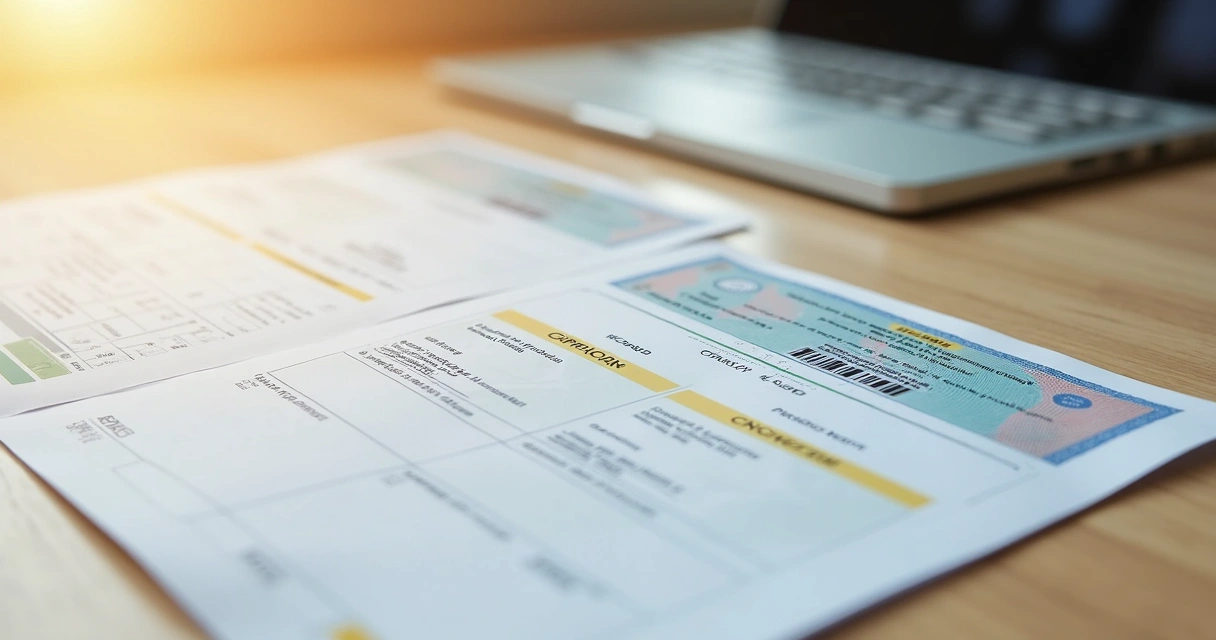 Documentos de CCMEI e cartão CNPJ lado a lado 
