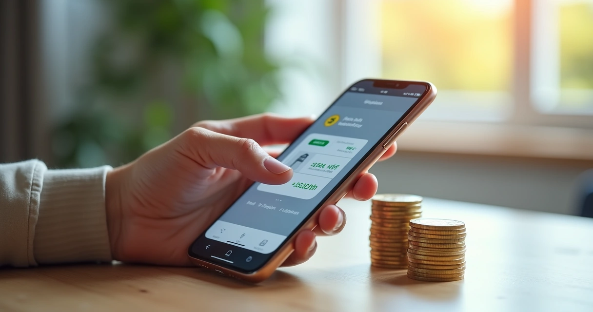 Escolha de CDB em aplicativo digital no celular 