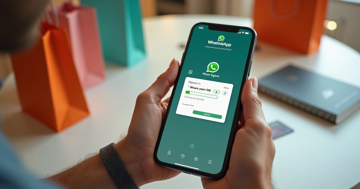 Cliente realiza pagamento por WhatsApp em loja virtual