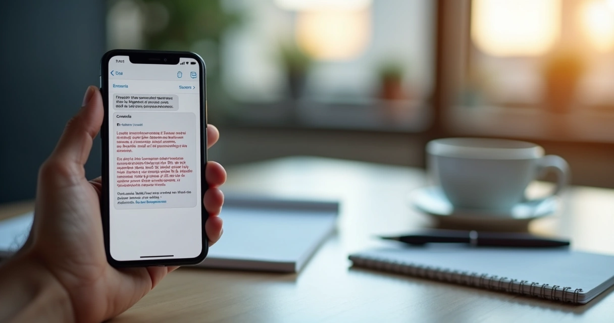 Tela de celular com aviso de bloqueio no WhatsApp 