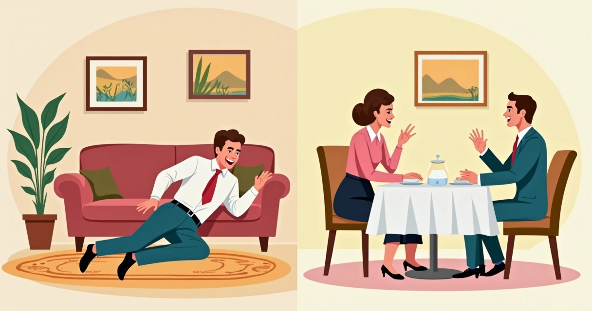 Várias cenas icônicas de sitcoms retratadas em uma ilustração 