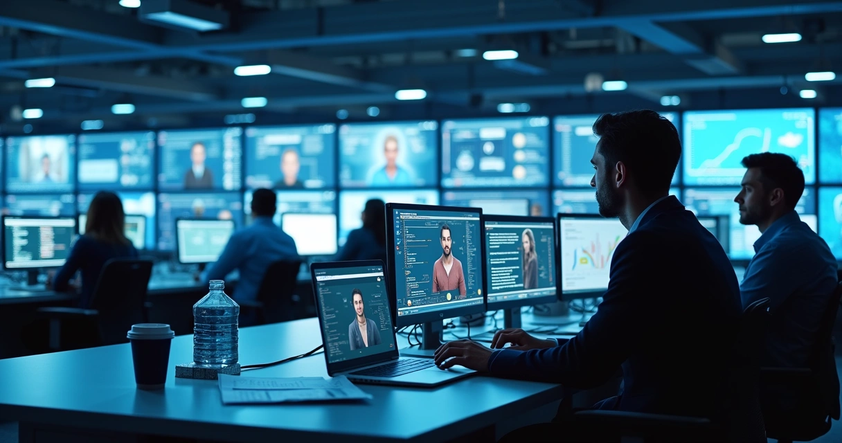 Central de atendimento digital com agentes virtuais 