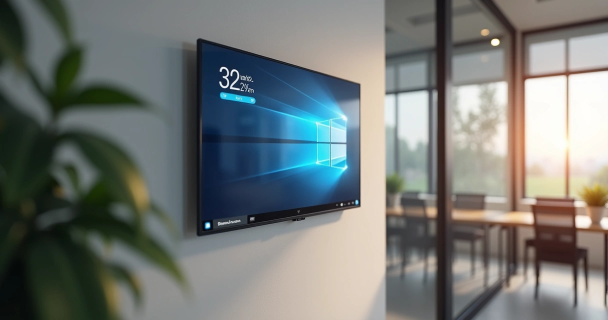 Central de alarme JFL SmartCloud instalada com smartphone mostrando aplicativo de controle 