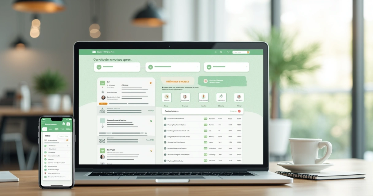 Painel digital mostrando fila de atendimentos no condomínio 