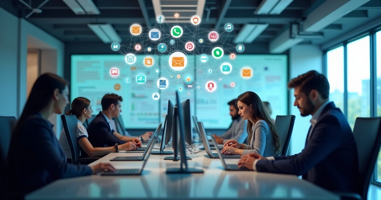 Plataforma mostrando integração de canais atendimento imobiliário 