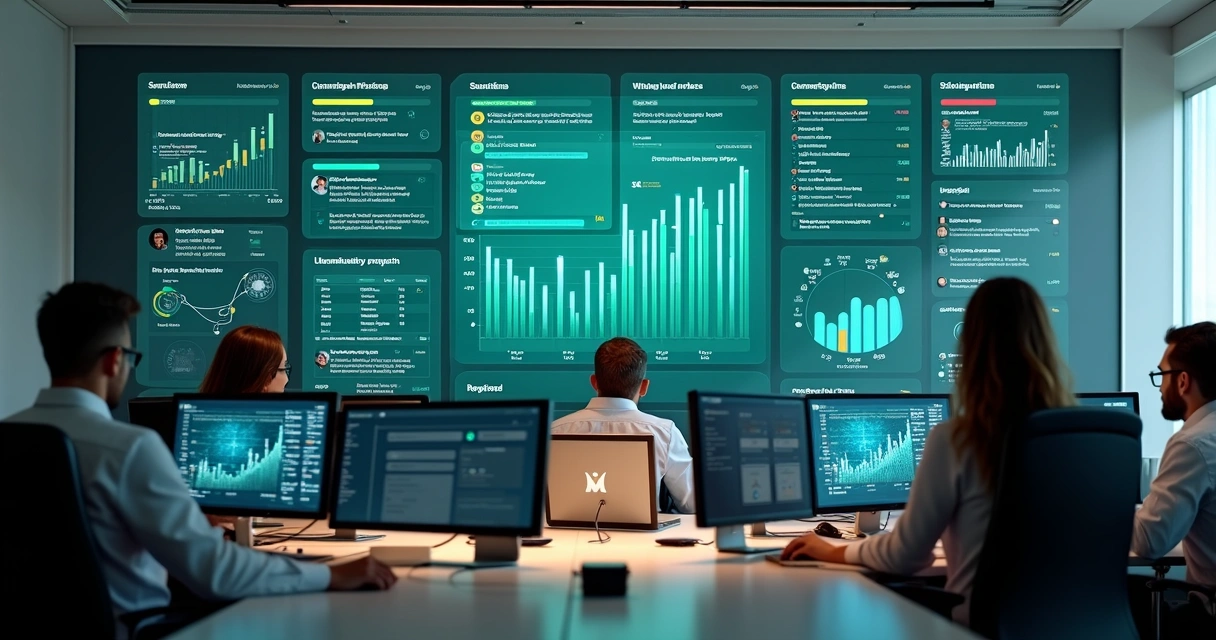 Dashboard central de atendimento empresarial no WhatsApp Business 