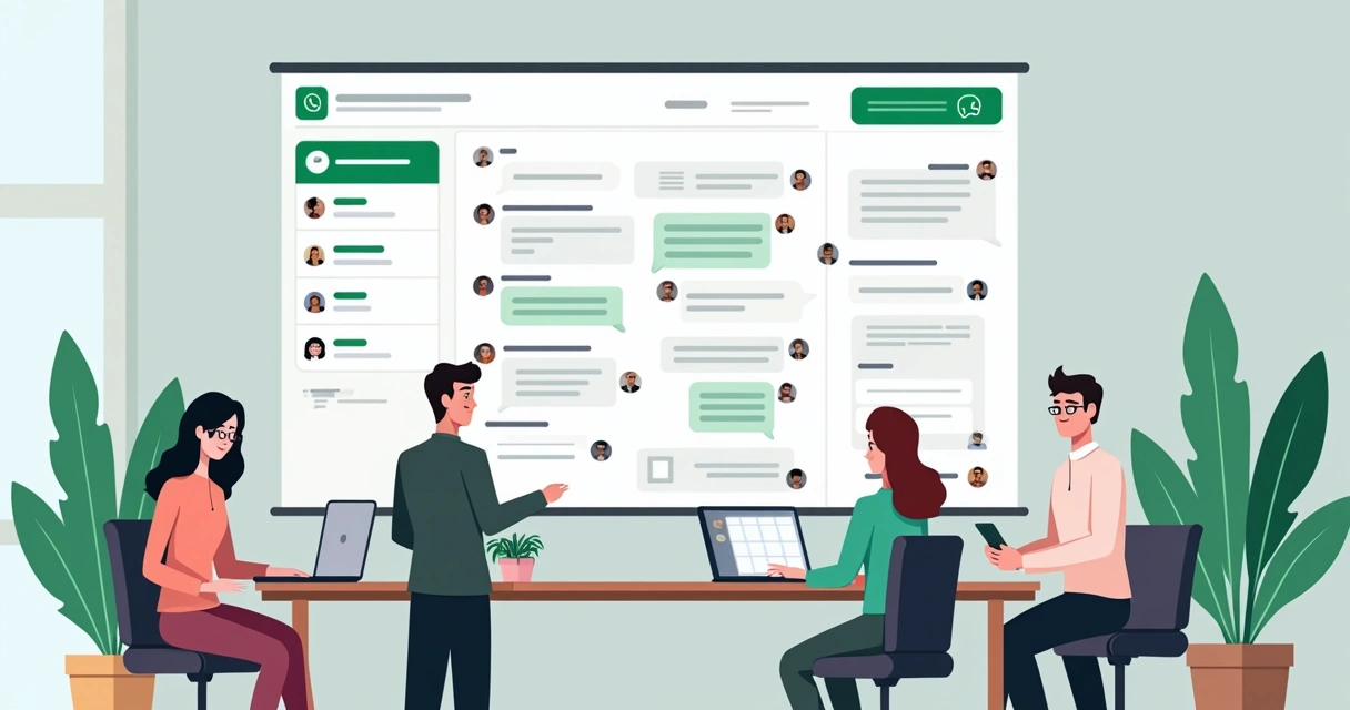 Centralização de atendimento via WhatsApp em painel digital 