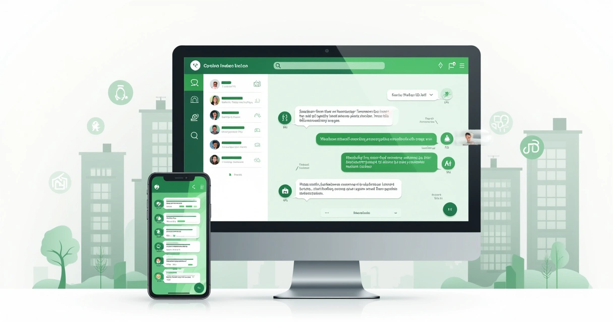 Centralização das conversas do condomínio no WhatsApp com sistema inteligente 