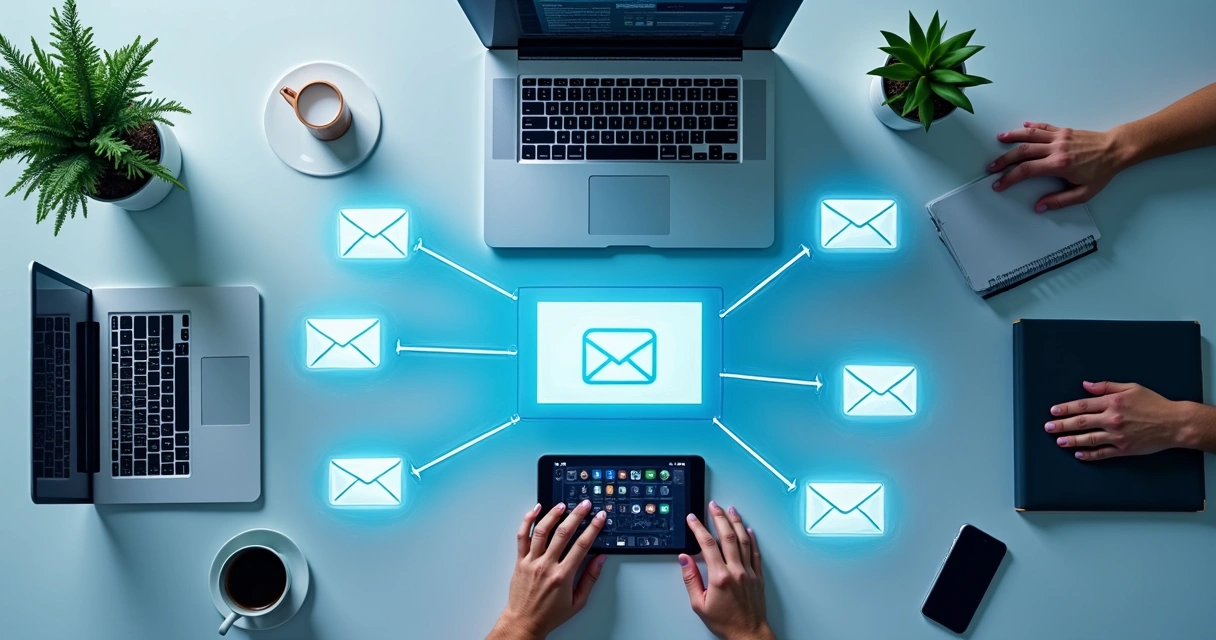 Painel com diferentes canais de atendimento integrados em uma plataforma digital