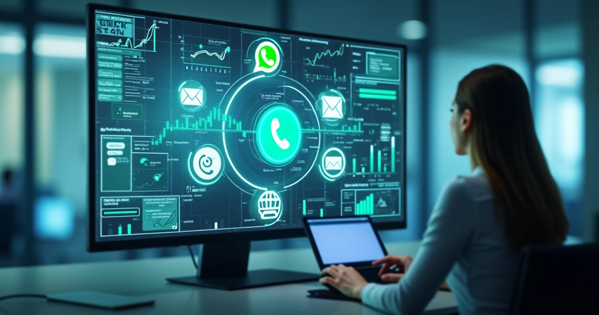 Painel centralizado com múltiplos canais de atendimento 