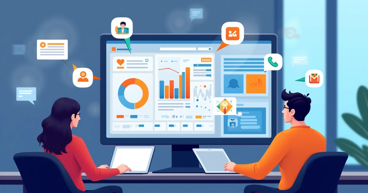 Centralização de canais de comunicação em uma única plataforma digital 