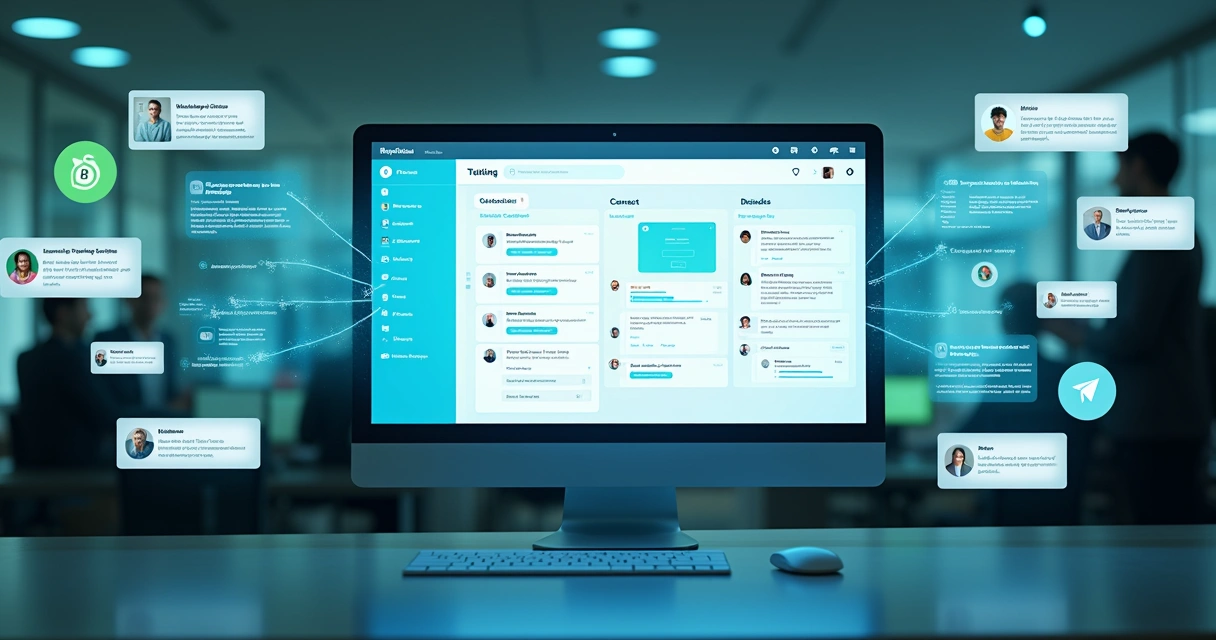 Centralização de atendimento de WhatsApp, Instagram e Telegram no CRM 