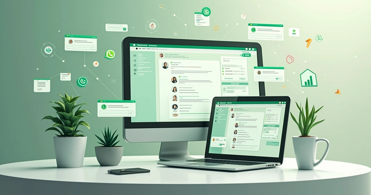 Centralização da comunicação entre plataformas de e-commerce e WhatsApp em um painel digital 