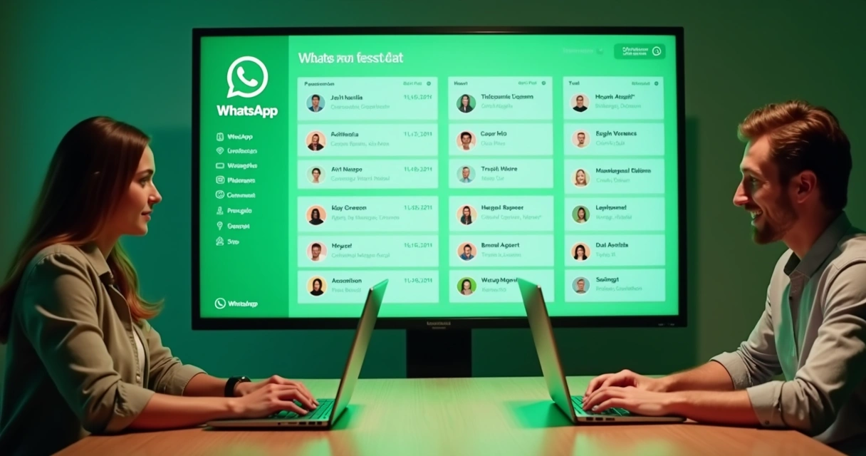 Centralização de conversas do WhatsApp em painel digital