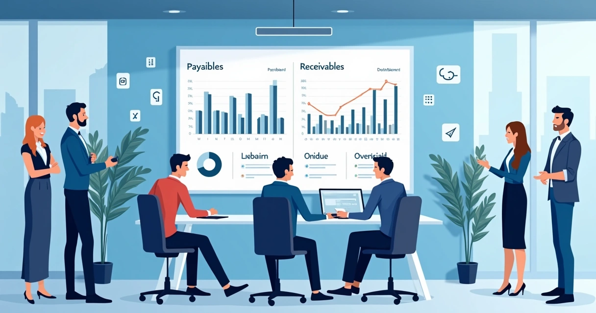 Centralização de dados financeiros em dashboard integrado e equipe gráfica em volta 