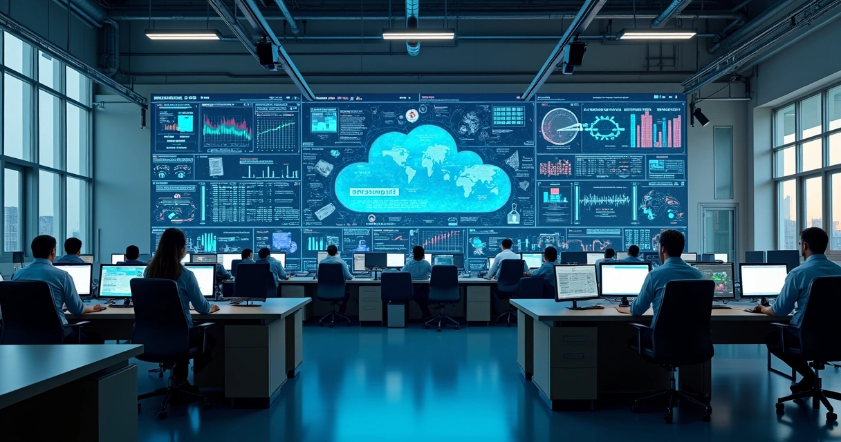 Histórico digital de produção industrial armazenado em nuvem