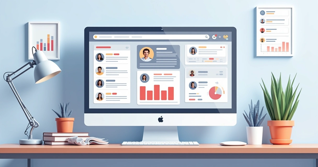Tela de dados centralizados de vendas em CRM 